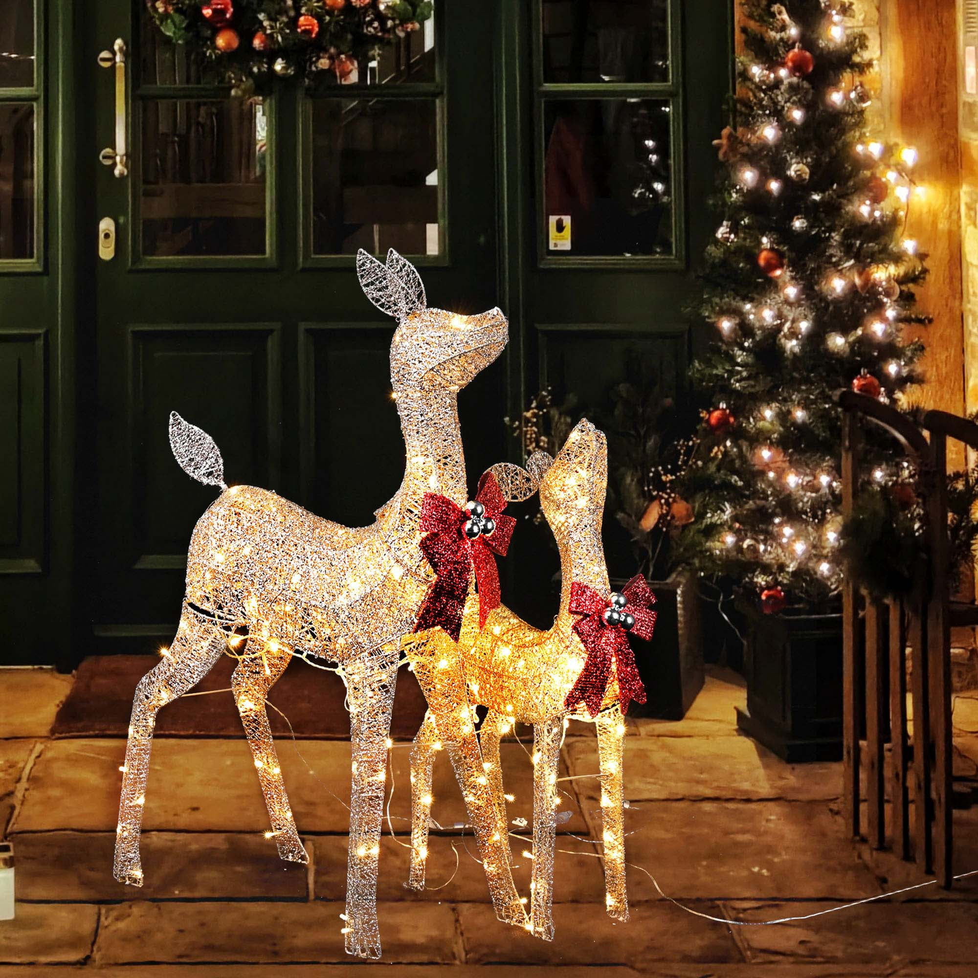 Christmas Outdoor Decorations Walmart 