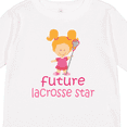 thumbnail image 4 of Inktastic Future Lacrosse Star Girl Girls Long Sleeve Toddler T-Shirt, 4 of 5