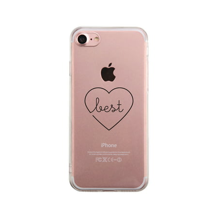 Best Babes-Left Cute Matching iPhone 7 Clear Case Gifts For
