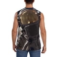thumbnail image 4 of Uemuo Astronaut Pattern Men's Sleeveless T-Shirt,Muscle Athletic Tank Top, Moisture-wicking Quick-dry Breathable Classic Tee Top for Gym Run Outdoor Sports-, 4 of 8