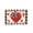 B, variant on Fwttom Valentines Place Mats, Table Placemats with Heart-shaped Printed, Holiday Table Mats for Valentines Day & Anniversary Restaurant Decoration, 17.7 x 11.8 inches