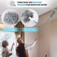 thumbnail image 3 of Staubwedel Mit Kuppel-eckenbrste Mit Teleskopstange Bis Zu 254 Cm Und Biegbarem Mikrofaser-kopf Zur Reinigung Von Deckenventilatoren, Hohen Decken, Fe, 3 of 5