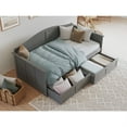 thumbnail image 3 of AFI Nantucket Twin Wood Daybed with Set of 2 Drawers in Grey, 3 of 5