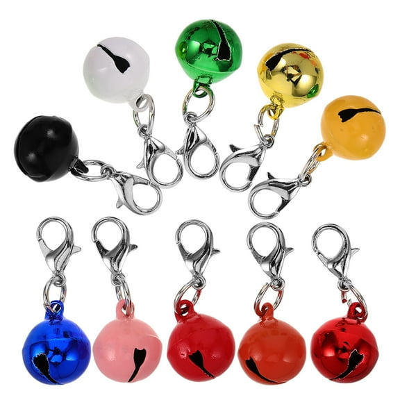 OULII 10Pcs Dog Bells for Collar: Mini Dog Collar Bell with Locator - Multi Pet Training