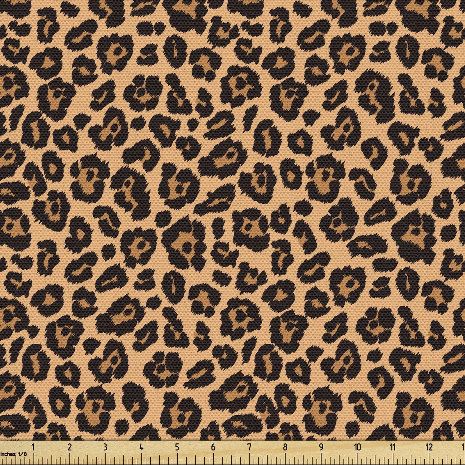 prik Identificere svært Leopard Print Fabric by the Yard, Pale Orange Background with Leopard Spots  Illustration Exotic Fauna Pattern, Decorative Upholstery Fabric for Sofas  Home Accents, 3 Yards, Orange Black by Ambesonne - Walmart.com