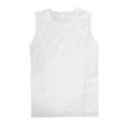 thumbnail image 7 of Ierhent Undershirts for Men Men's Spring And Summer Leisure Sports Fitness Stitching Stripe Color Print Sleeveless T Shirt Vest White,M, 7 of 7