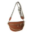 thumbnail image 1 of AMERTEER Sac de Poitrine pour Femmes Bandoulière Réglable Couleur Unie Sac à Main pour Filles (Rouge), 1 of 10