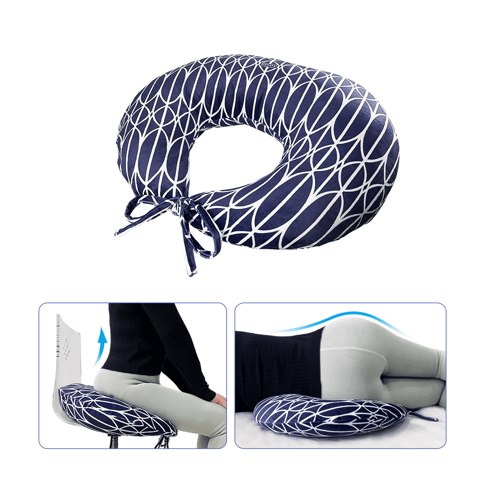 Anti Cellulite BBL Pillow After Surgery, BBL Pillow for Sitting Sleeping  Driving, Hemorrhoid Pillow Seat Support Cushio for Butt with Hole, Butt  Donut