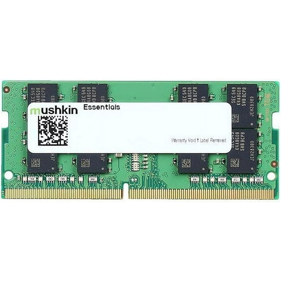 Mushkin Essentials - DDR4 SODIMM - 32GB 3200MHz CL-22-260-pin 1.2V Notebook Ram - Non-ECC - Single Channel - (MES4S320NF32G)