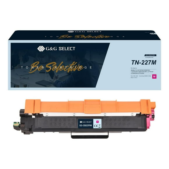 G&G Select Brother TN-227 High Yield Remanufactured Magenta Toner Cartridge