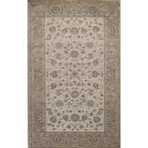 Rugs America Riley Collection Harper Floral Area Rug - 5' x 8' Brown, Ivory