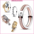thumbnail image 4 of Anillo Bruja Escarlata de Marvel Recubrimiento en Oro Rosa/Anillos Logo y Pavé en Dos Tonos Signature Recubrimiento, 4 of 4