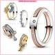 thumbnail image 4 of Anillo Bruja Escarlata de Marvel Recubrimiento en Oro Rosa/Anillos Logo y Pavé en Dos Tonos Signature Recubrimiento, 4 of 4