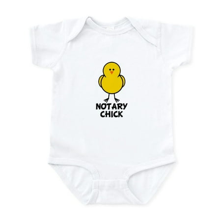 

CafePress - Notary Chick Infant Bodysuit - Baby Light Bodysuit Size Newborn - 24 Months