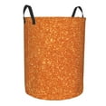 thumbnail image 2 of Bingfone Orange Glitter Waterproof Foldable Laundry Hamper Bucket With Handles For Storage Bin,Clothes Hamper (Medium), 2 of 8