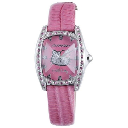 Hello Kitty CT.7094SS-37 Stainless Steel Pink Leather Watch