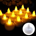 thumbnail image 1 of Gwong Electrónica 12 unids LED velas sin llama impermeable luz suave luz de té de la batería de la batería para la boda, 1 of 6