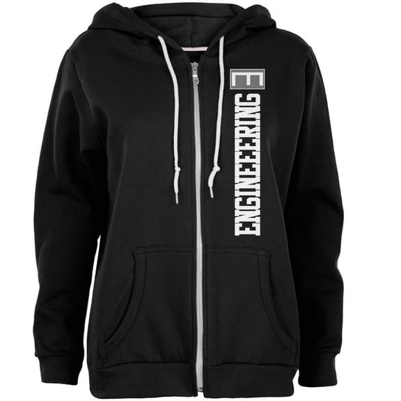 Engineering Major Engineer Science Team Womens Full Zip Hoodie