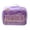 A004- Purple, variant on Mahjong Storage Bag, Rose Red Transparent Chenille Letter Carrying Case, 1 Pack For Mahjong Tiles
