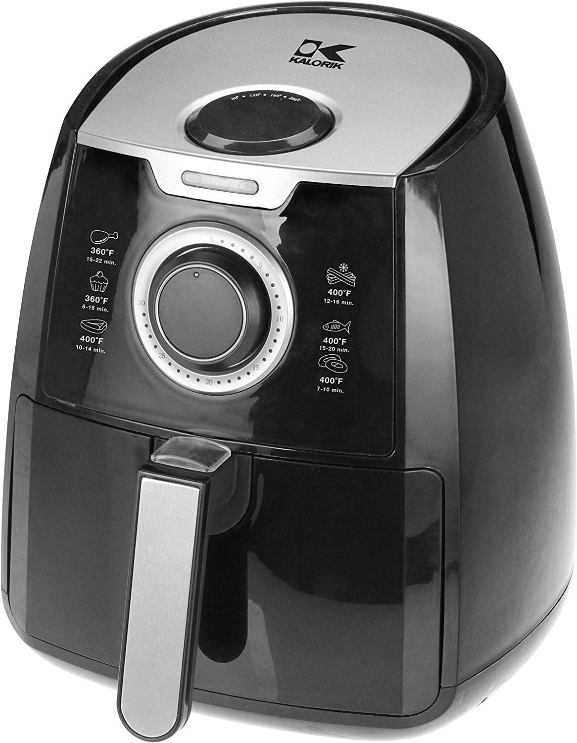 Kalorik Smart Air Fryer, FT 42139 BK, Healthy Cooking Dual Layer Rack