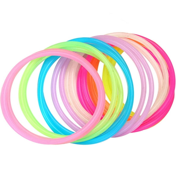 UPOUART 50Pcs Luminous Wristbands for Kids and Adults at Festivals and Bars