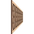 thumbnail image 3 of Ekena Millwork 46 5/8"W x 8"H x 1/4"T Hadley Fretwork Moulding, Red Oak, 3 of 13