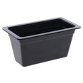 thumbnail image 5 of HUBERT® Serving Bowl Display Bowl 1/3 Black Melamine - 12 1/2 L x 6 3/4 W x 6" H, 5 of 5