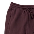 thumbnail image 3 of Adidas Mens Burgundy & Red Cuffed Regular Fit Fleece Sweatpant Small, 3 of 4