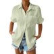 thumbnail image 1 of Women's Sports Blouse for Women Summer Solid Color Loose Plus Style Shirts for Women Long Cotton Texture Dress Plan Shirts for Women Shirt Top Long Sleeve Baseball Tee Womens Women Training Shirts, 1 of 2