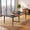 Brown Black, variant on Fnova 94.48" Conference Table with Cable Grommets, Large Boat-Shaped Meeting Room Table with Sturdy Metal Legs, Multi-Purpose Executive Desk for Office, Boardroom & Collaborative Workspaces