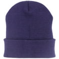 thumbnail image 5 of Plain Beanie (Multiple Colors) - Fluorescent Orange, 5 of 11