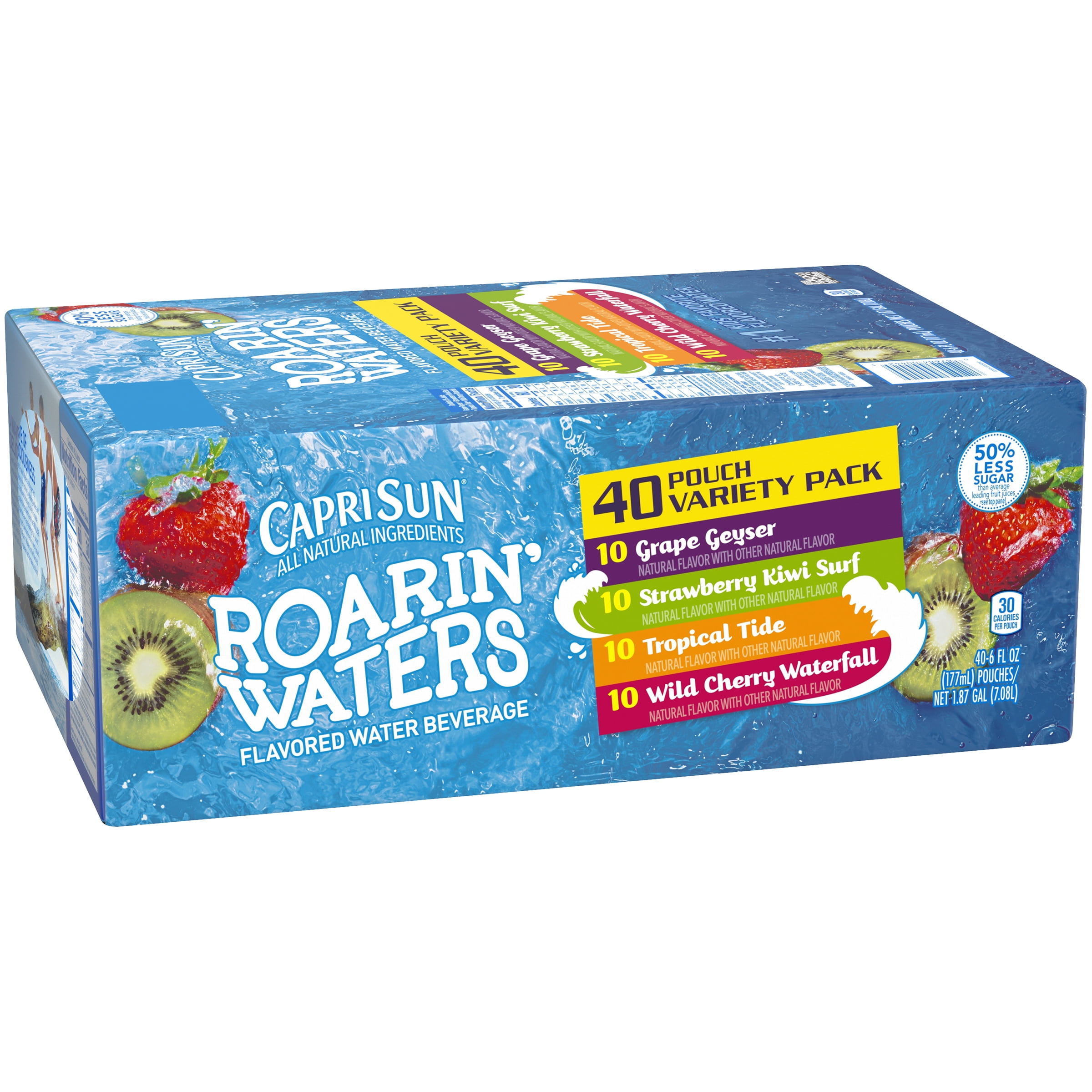Capri Sun Roarin' Waters Naturally Flavored Water Beverage Variety Pack