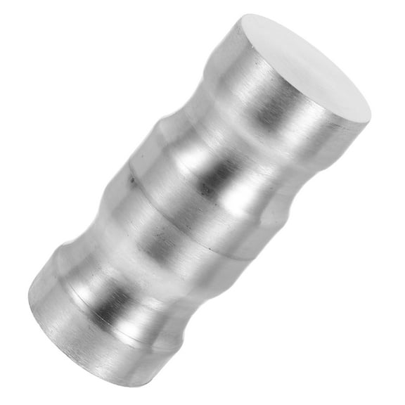 unbranded Zinc Alloy Shower Glass Door Knobs Modern Elegant Bathroom Round Back-to-Back Shower Door Handle Pull Silver (Type D)