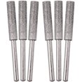 thumbnail image 1 of GHSDFBB 6 Pack Burr Grinding Stone File, Chainsaw Sharpener 3/16 Inch (Silver), 1 of 6