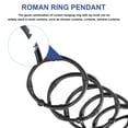 thumbnail image 4 of Shisuyan 12pcs Shower Curtain Rings Rustproof Decorative Shower Hooks Metal Shower Rings, 4 of 8