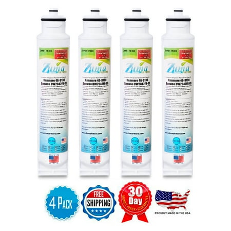 

Zuma Filters™ Brand Refrigerator Water and Ice Filter compatible with Daewoo® / Kenmore® Titan4 (4 Pack) ZWFK1-RF300