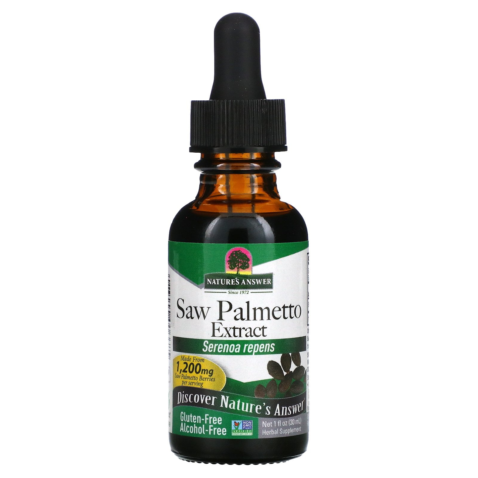 Nature's Answer Saw Palmetto Berry Alcohol Free - 1 fl oz