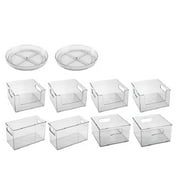 Refurbished The Home Edit THED22980157052 10 Piece Laundry Edit, Clear Plastic Modular Storage System