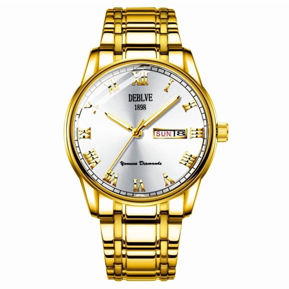 Men's Luxury Ultra-Thin Automatic Watch, Minimalist, Business Style with Luminous & Water-Resistant Functions