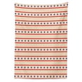 thumbnail image 3 of Ambesonne Prehistoric Country Tablecloth Rectangular Table Cover, Nostalgic USA, 60"x90", Navy Blue Cream Red, 3 of 4
