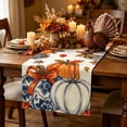 thumbnail image 6 of Maple Leaf Table Runner Fall Thanksgiving Dining Table Decor Water Resistant Washable Autumn Holiday Table Flag, 6 of 6