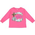 thumbnail image 3 of Inktastic Easter He Has Risen with Cross and Flowers Boys or Girls Long Sleeve Toddler T-Shirt, 3 of 5