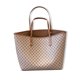 thumbnail image 1 of Qarigey Bolso de mano de PU con asa suave, bolso de hombro con cremallera de gran capacidad para mujer, con monedero, regalo de cumpleaños de vacaciones Bolsas de mensajero y de hombro Kaffee, 1 of 6