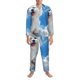 thumbnail image 3 of Fotbe Cute Cloud Bichon Frise Pijama de Hombre con Estampado de Manga Larga, Conjunto de 2 Piezas, Ropa de Dormir Suave y Cómoda con Bolsillos-X-Large, 3 of 7
