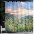 thumbnail image 4 of Ambesonne Appalachian Shower Curtain, Autumn Outdoor Scene, 69"Wx84"L, Multicolor, 4 of 5