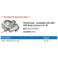 thumbnail image 2 of Throttle Body - Compatible with 2008 - 2009 Buick LaCrosse 5.3L V8, 2 of 4