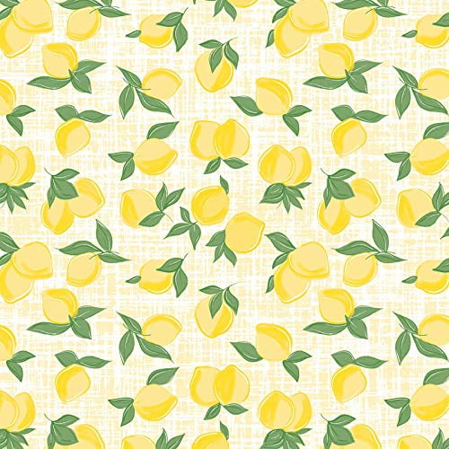 Forro para muebles Kittrich, 18 x 122 cm, estampado de limón
