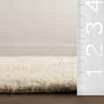 thumbnail image 2 of nuLOOM Deepika Contemporary Abstract Cotton Area Rug, 4' x 6', Ivory, 2 of 9