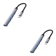 thumbnail image 4 of Adaptador divisor USB Seitruly Hub portátil gris, 4 of 6