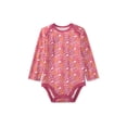 thumbnail image 5 of Garanimals Newborn & Baby 100% Cotton Long Sleeve Bodysuits, Sizes 0–24M, 4-Pack, 5 of 10